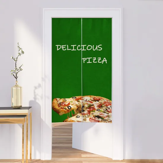 Customise Made Printing Cotton Japanese Room Doorway Noren Curtain for Restaurant