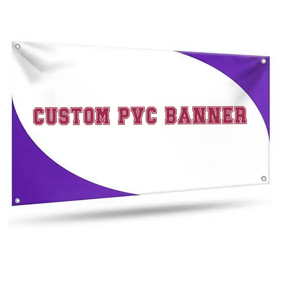 Customizable Mesh PVC Banners with Grommets for Easy Display