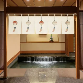 Customizable Size Japanese Noren Curtains Fit for Different Doorway