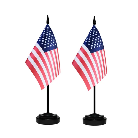 Customizable Table Flag Options with Vibrant Colorful Designs Available