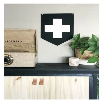 Decoration Canvas Pennant Banner Cloth Wall Advertising Display of Any Size Custom Blank Wall Hang Flag