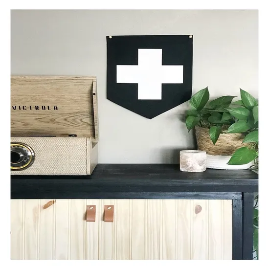 Decoration Canvas Pennant Banner Cloth Wall Advertising Display of Any Size Custom Blank Wall Hang Flag