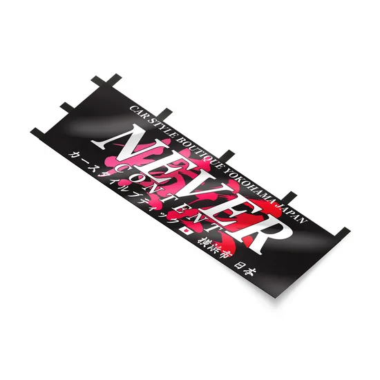 Decoration Custom Design Photo Color Double Sided Cartoon Nobori Flag Stand Hot Selling Display Figure Case Campaign Table Stand