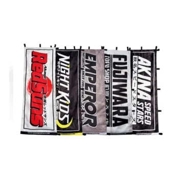 Decoration Custom Design Photo Color Double Single Cartoon Nobori Flag Stand Hot Selling Display