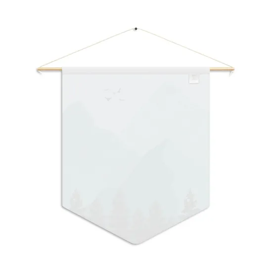 Decoration Custom Logo Pennant Banner Cloth Wall Advertising Display of Any Size Custom Blank Wall Hang Flag