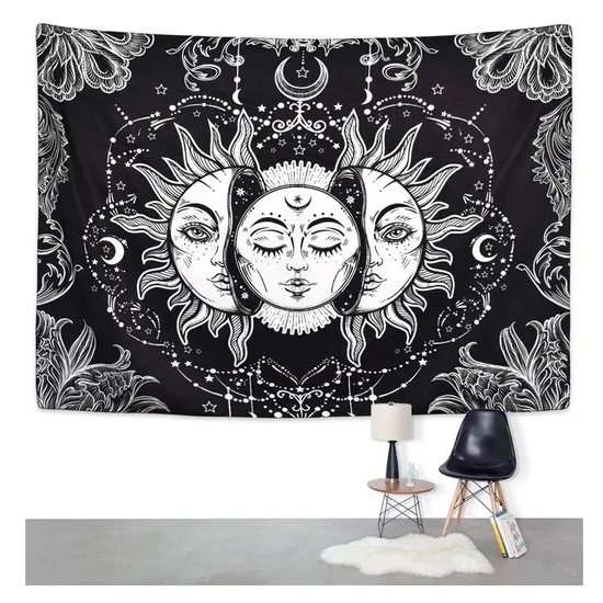 Decoration Custom Logo Printed Wall Hanging Tapestry for Stylish Decor
