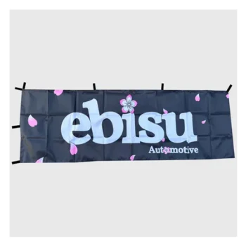 Decoration Custom Single Sided Cartoon Nobori Flag Stand Hot Selling Display Figure Case Campaign Table Stand