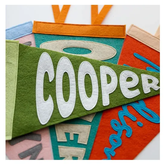 Decoration-Design-Durable-Accept-Custom-High-Quality-Outdoor-Indoor-Design-Pattern-Wholesale-Felt-Triangle-Pennant-Flag