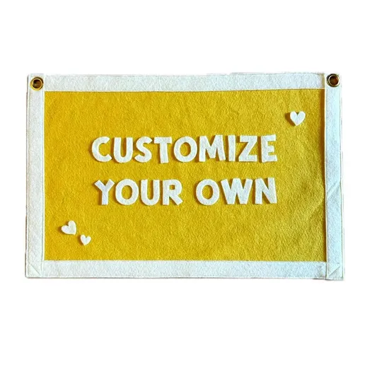 Decoration-Design-Durable-Accept-Custom-Shape-Felt-Triangle-Pennant-Flag