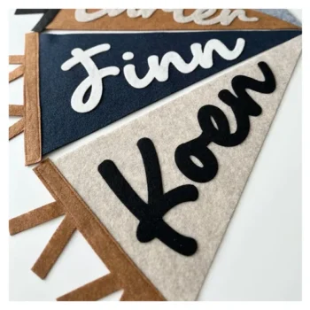 Decoration Design Durable Accept Custom Shape High Quality Outdoor Indoor Design Pennant Flag