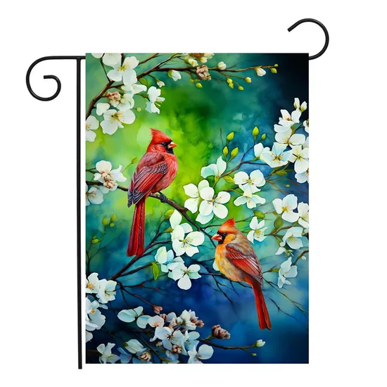 Decorative Custom Digital Printing Double Side Garden Flag for Outdoor
