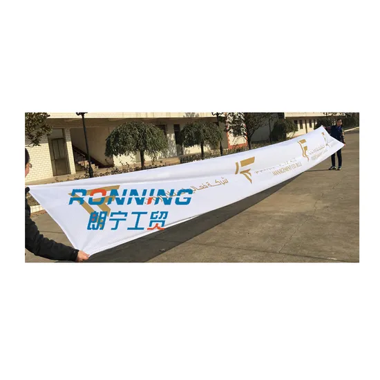 Digital Printing Custom Size 3X5FT 4X6FT 120GSM Mesh Polyester Fabric Custom Flag