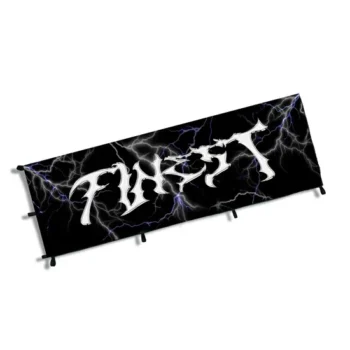 Durable Decoration Custom Design Photo Color Double Sided Nobori Flag Display Campaign Stand