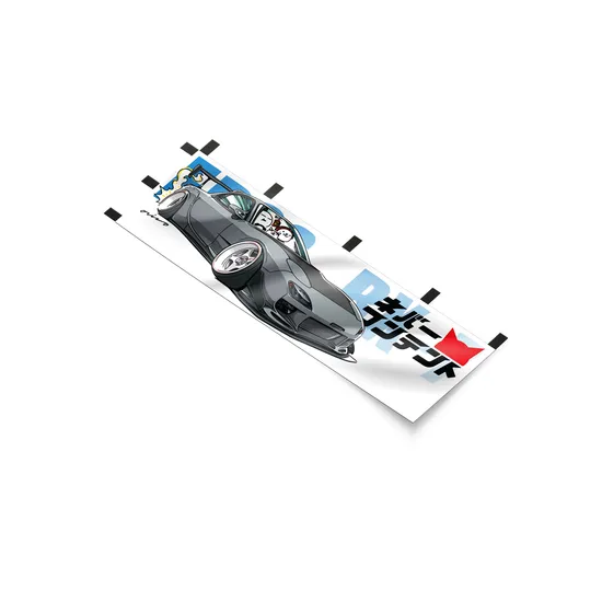 Durable Decoration Custom Design Photo Double Sided Nobori Flag Stand Hot Selling Display Campaign Table Stand