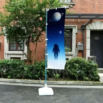 Durable Polyester Sharp Graphics Business Nobori Flags