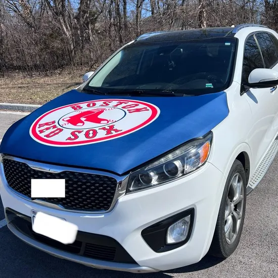 Dustproof Spandex Fabric Vehicle Protective Shield Car Hood Cover