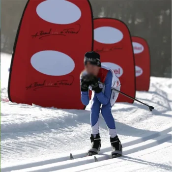 Dye Sublamtion Printed Promotional Sports Event Display Pop up a Frame Banner