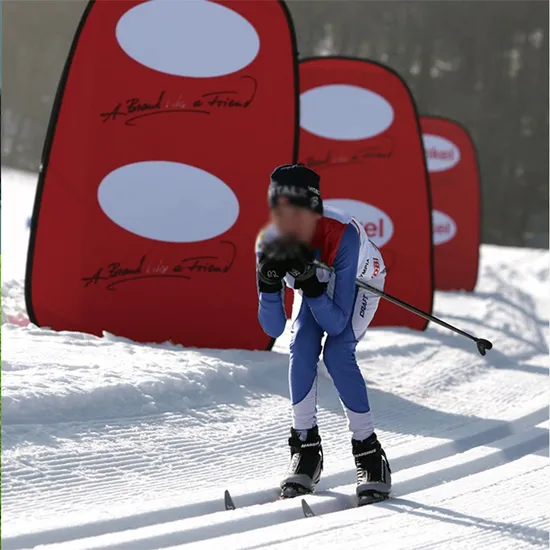 Dye Sublamtion Printed Promotional Sports Event Display Pop up a Frame Banner