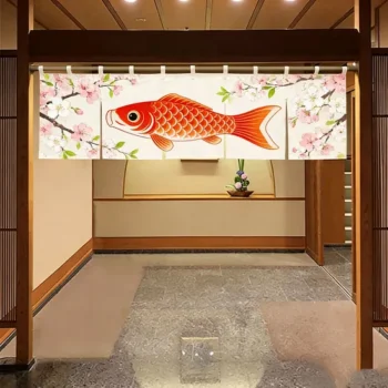 Easy Clean Stain Resistant Custom Japanese Noren Curtains