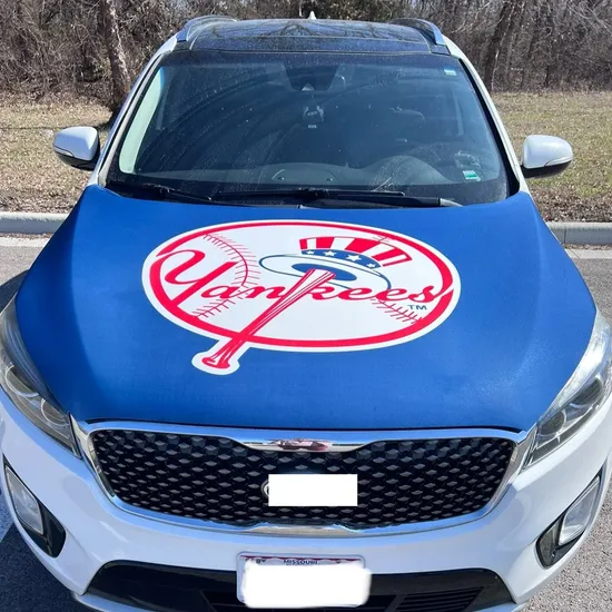 Elastic Fit Spandex Fabric Auto Protective Car Hood Cover