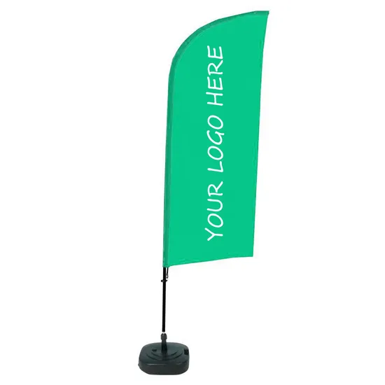 Eye-Catching Feather Flags for Customized Beach Advertising Solutions