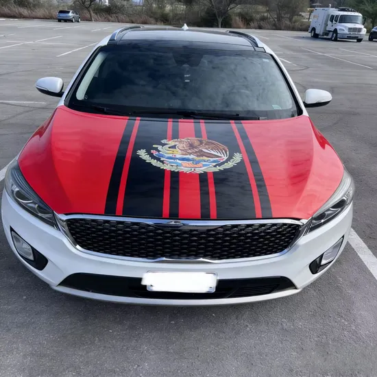 Eye-Catching-Spandex-Fabric-Auto-Decorative-Shield-Car-Hood-Cover