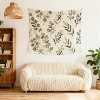 Factory Supply 100d Polyester Fabric Hanging Custom Print Tapestry