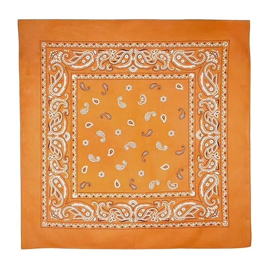 Factory Wholesale Customised Cotton Square Bandana for Outdoor