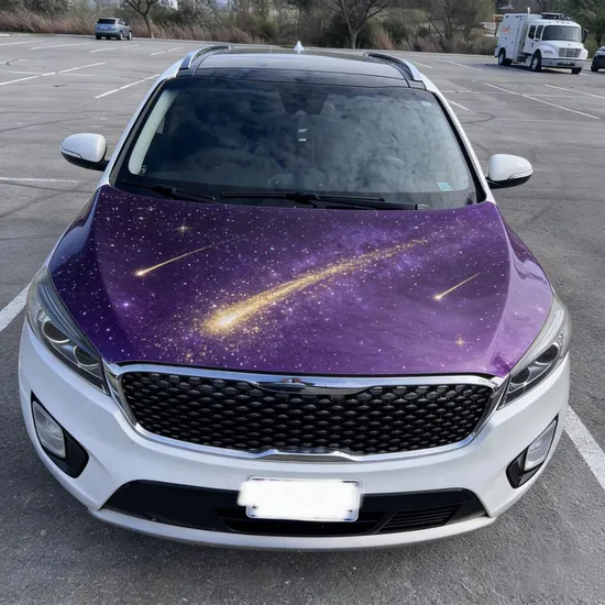 Fade Resistant Spandex Fabric Vehicle Protector Car Hood Cover