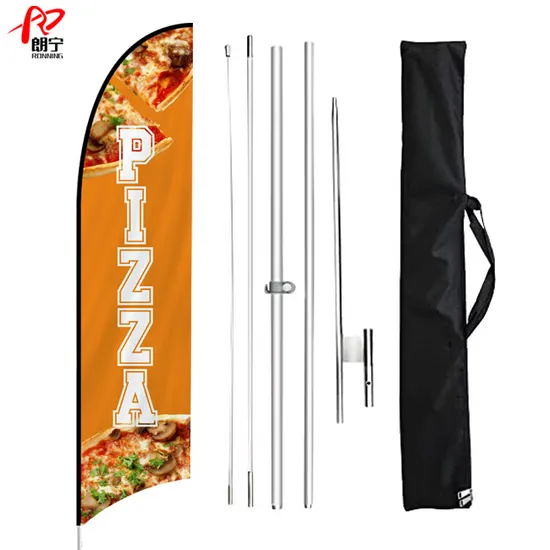 Feather Flag Pole Kit Flag for Outdoor Advertising Banner Beach Feather Flag