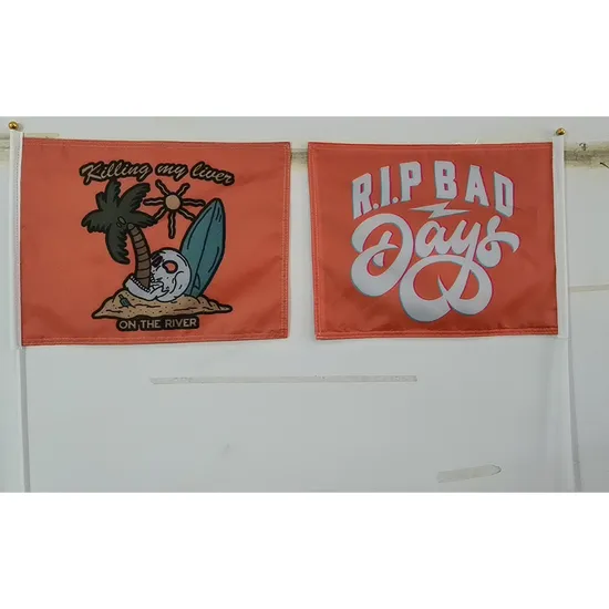 Festivals and Celebrations Colorful Hand Flags