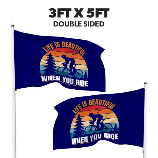 Full Color Custom Flags for Indoor Outdoor Events