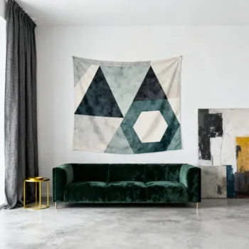 Hanging Wholesale Peach Skin Fabric Custom Digital Printing Tapestry