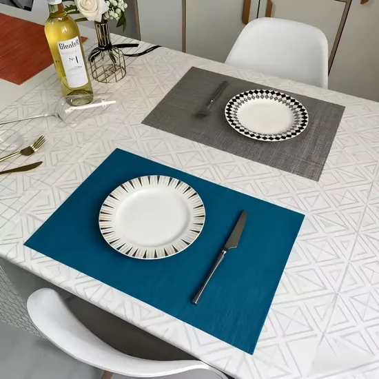 Heat Resistant Non-Slip Linen Any Size Table Place Mats
