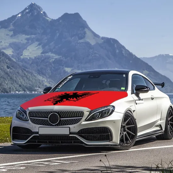 Heavy Duty Spandex Fabric Vehicle Scratch Guard Car Hood Cover