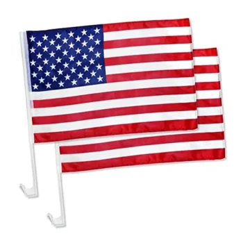High Quality Custom American Car Flags for Proud Patriotism Easy Installation