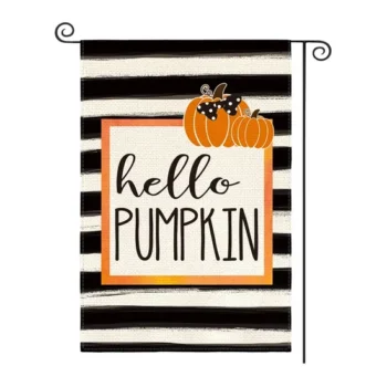 High Quality Custom Design Logo Welcome Decoration Garden Flag for Outdoor