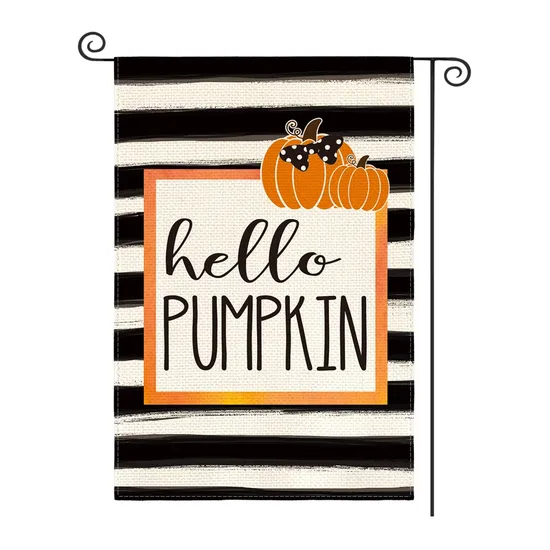 High Quality Custom Design Logo Welcome Decoration Garden Flag for Outdoor