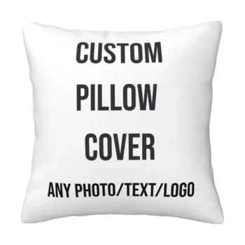 High Quality Custom Logo Digital Printing Pillowcase Personalized Cushion Pillow Wholesale
