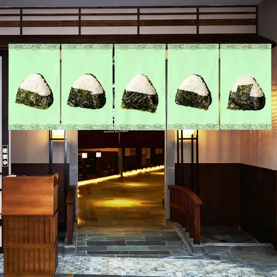 High Quality Linen Fabric Durable Noren Curtain for Long Term Daily Use