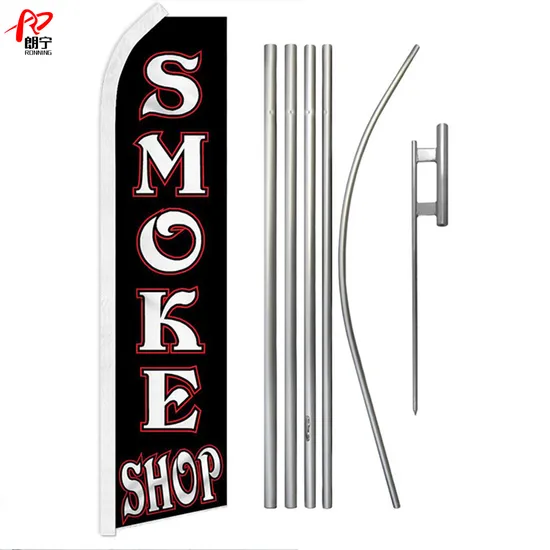 High Quality Portable Waterproof Beach Flag with Fiberglass Pole-Customizable Designs