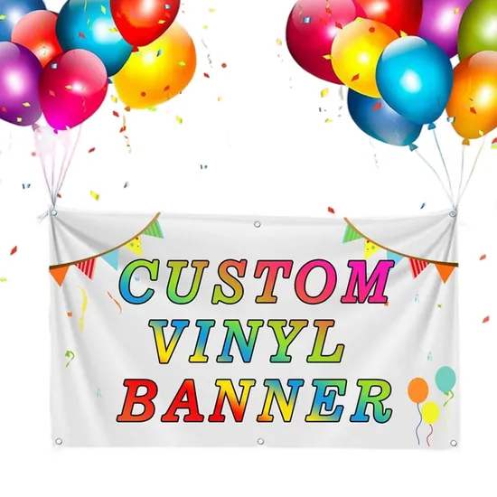 High-Quality Promotional PVC Vinyl Banners for Outdoor Events and Advertising