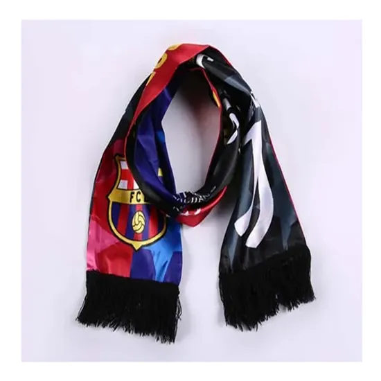 Jacquard Knitted Custom Design Logo Jacquard Worm High Quality Promotional Embroidered Souvenir Scarf
