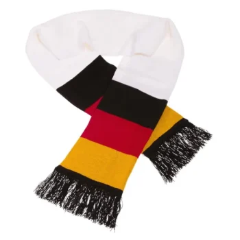 Jacquard Knitted Custom Worm High Quality Promotional Embroidered Souvenir Tassels Print Fans Scarf