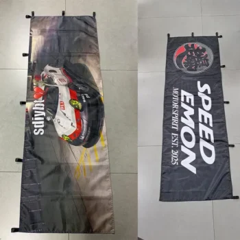 Japanese Style Outdoor Restaurant Display Nobori Banners