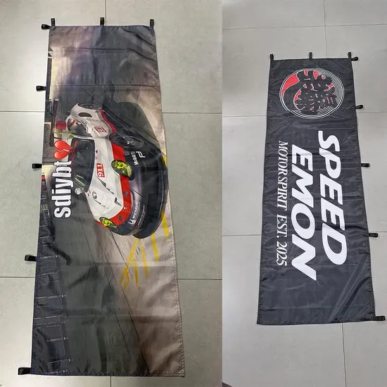 Japanese Style Outdoor Restaurant Display Nobori Banners