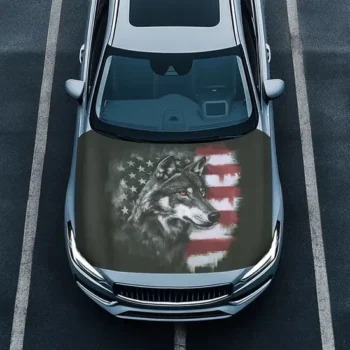 Lightweight Spandex Fabric Auto Front Protective Car Hood Cover