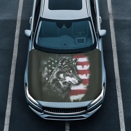 Lightweight Spandex Fabric Auto Front Protective Car Hood Cover