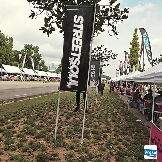 Look Now Open Welcome Red Yellow Advertising Feather Flag Wind Promotion Flag