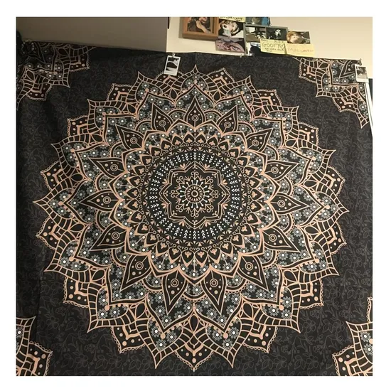 Luxury Custom Embroidered Christmas Wall Hanging Reversible Tapestry Add Your Design